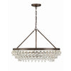 Crystorama Calypso 30'' Chandelier in Vibrant Bronze - Additional View