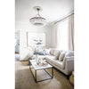 Crystorama Calypso 30'' Chandelier in Vibrant Bronze - Lifestyle View