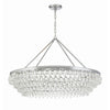 Crystorama Calypso 40'' Chandelier in Polished Chrome - Additional View
