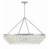 Crystorama Calypso 40'' Chandelier in Polished Chrome - Additional View