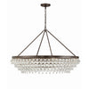 Crystorama Calypso 40'' Chandelier in Vibrant Bronze - Additional View