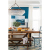 Crystorama Calypso 40'' Chandelier in Vibrant Bronze - Lifestyle View
