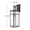 2805DZ-LL Porter 1 Light Industrial Outdoor Wall Mount | Alternate Image