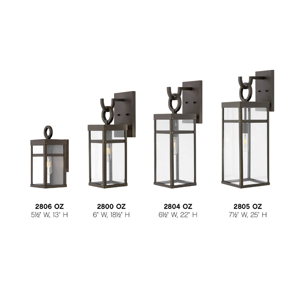 2805DZ-LL Porter 1 Light Industrial Outdoor Wall Mount | Alternate Image