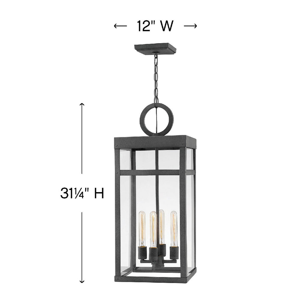 2808DZ-LL Porter 4 Light Industrial Outdoor Pendant | Alternate Image