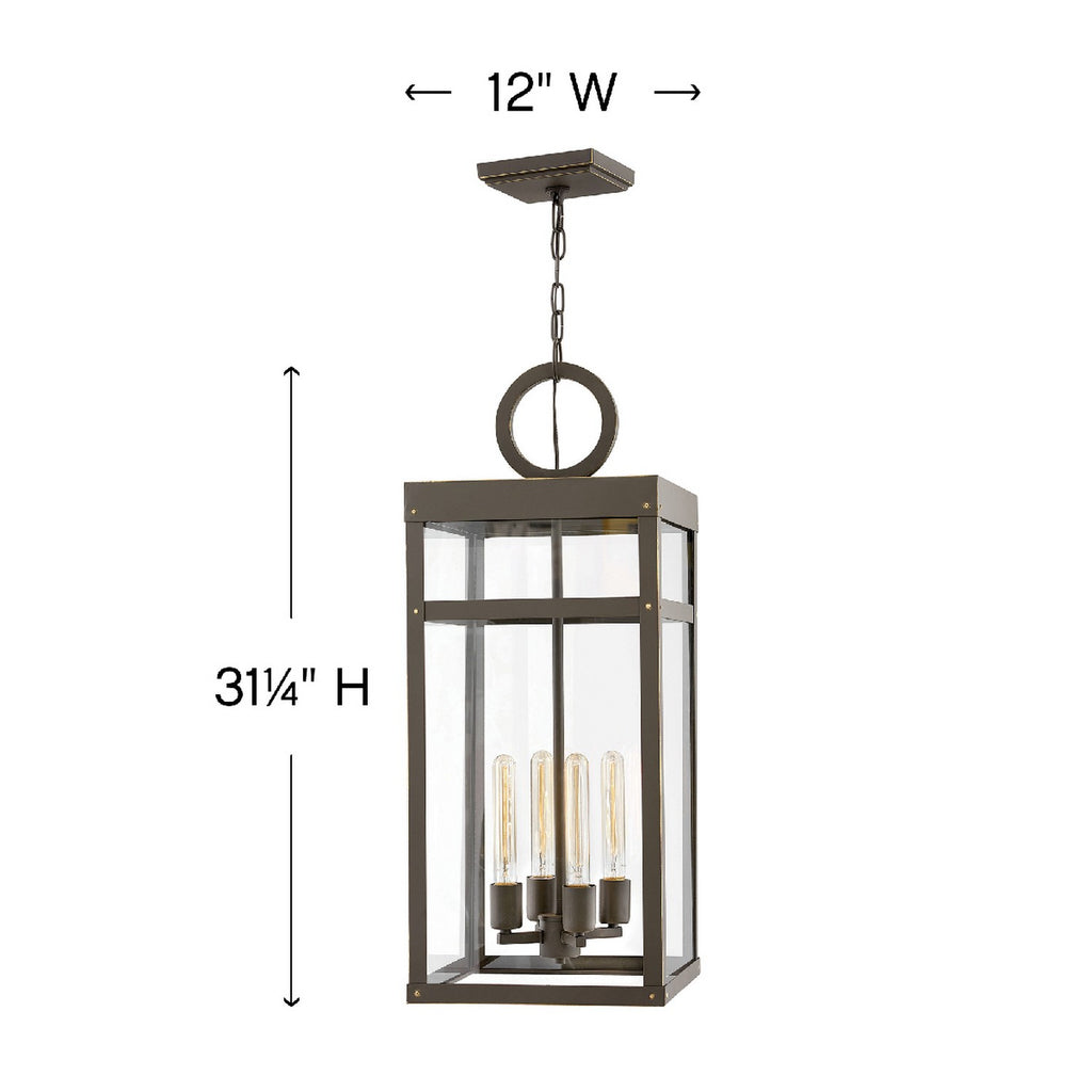 2808DZ-LL Porter 4 Light Industrial Outdoor Pendant | Alternate Image