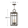 2808DZ-LL Porter 4 Light Industrial Outdoor Pendant | Alternate Image