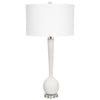 White Marble Table Lamp | Ivory Luxury Lighting- Alternate Image