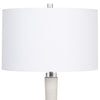 White Marble Table Lamp | Ivory Luxury Lighting- Alternate Image