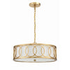 Crystorama Graham 18'' Chandelier in Antique Gold - Additional View