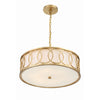 Crystorama Graham 18'' Chandelier in Antique Gold - Additional View