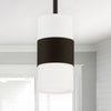 Crystorama Grayson 6'' Pendant in Dark Bronze - Lifestyle View