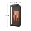 2915OZ Sutcliffe 3 Light Industrial Outdoor Wall Mount | Alternate Image