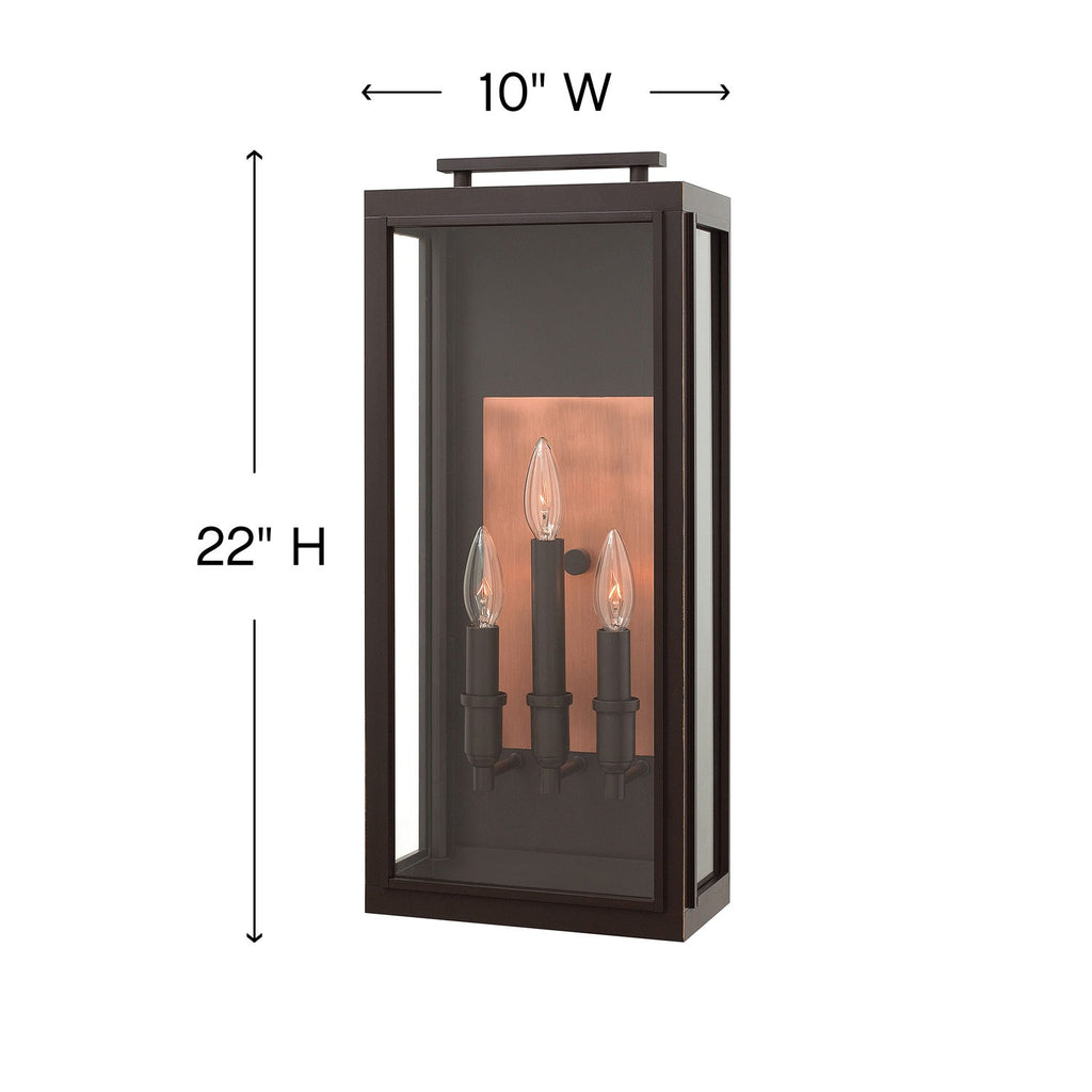 2915OZ Sutcliffe 3 Light Industrial Outdoor Wall Mount | Alternate Image