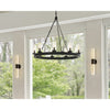 29208BK Sawyer 9 Light Outdoor Chandelier|Lifestyle Image