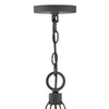 29208BK Sawyer 9 Light Industrial Outdoor Chandelier | Alternate Image