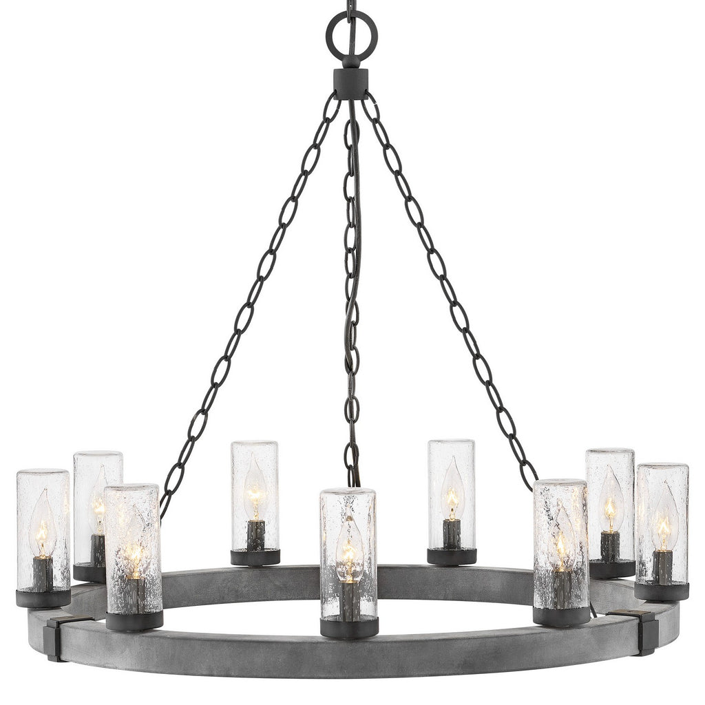 29208DZ Sawyer 9 Light Outdoor Chandelier|Alternate Image