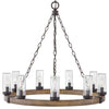 29208SQ-LL Sawyer 9 Light Outdoor Chandelier|Alternate Image