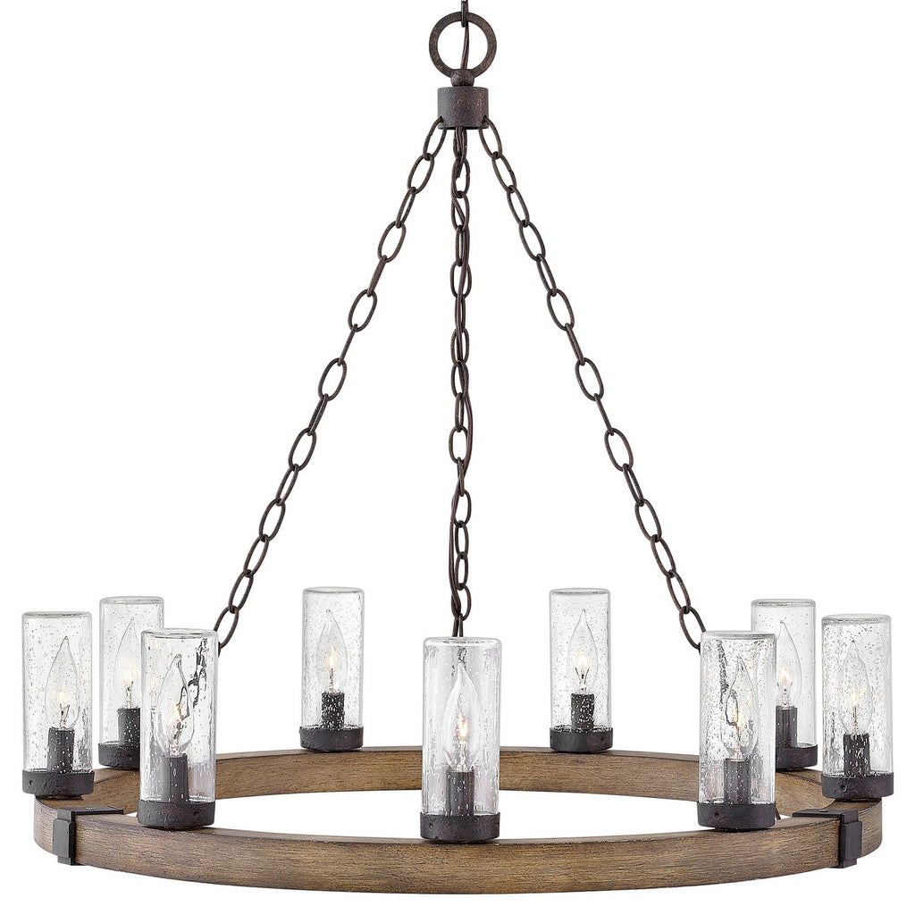 29208SQ-LL Sawyer 9 Light Outdoor Chandelier|Alternate Image