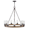 29208SQ-LV Sawyer 9 Light Outdoor Chandelier|Main Image