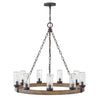 29208SQ Sawyer 9 Light Outdoor Chandelier|Main Image