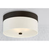 Crystorama Grayson 16'' Flush Mount in Dark Bronze - Lifestyle View