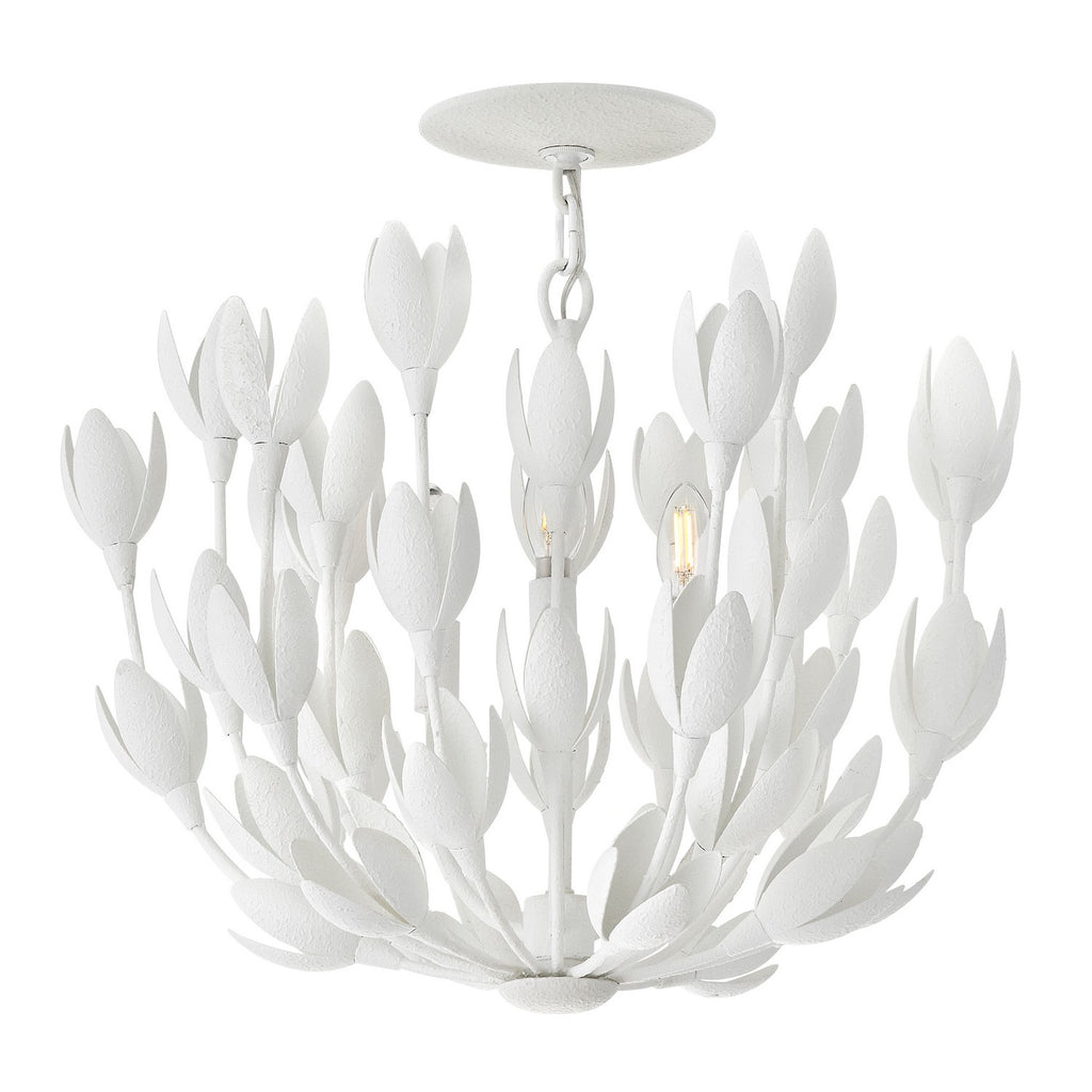 30011TXP Flora 3 Light Convertible Pendant / Semi Flush Mount|Alternate Image