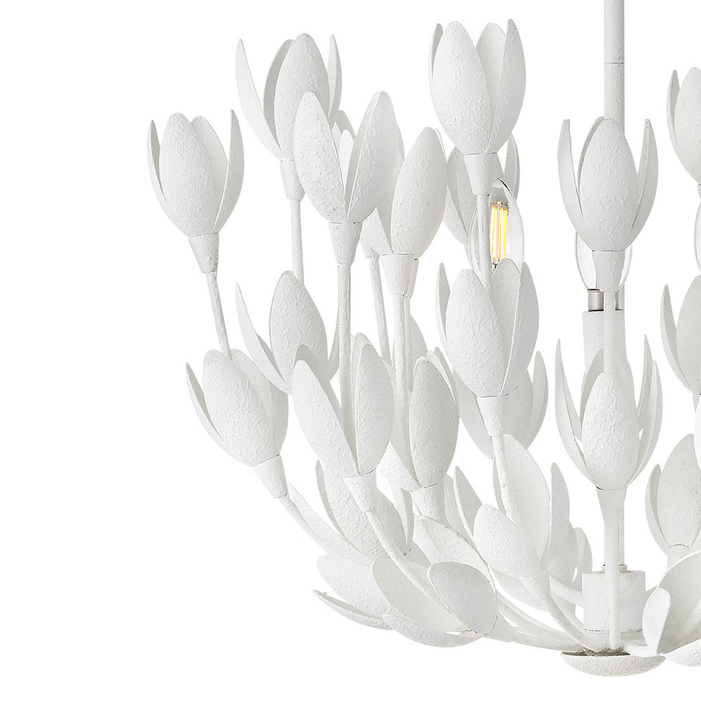 30011BNG Flora 3 Light Luxe Semi-Flush Mount | Alternate Image