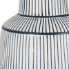 Village Boho Nautical Stripe Table Lamp - Satin White- Alternate Image