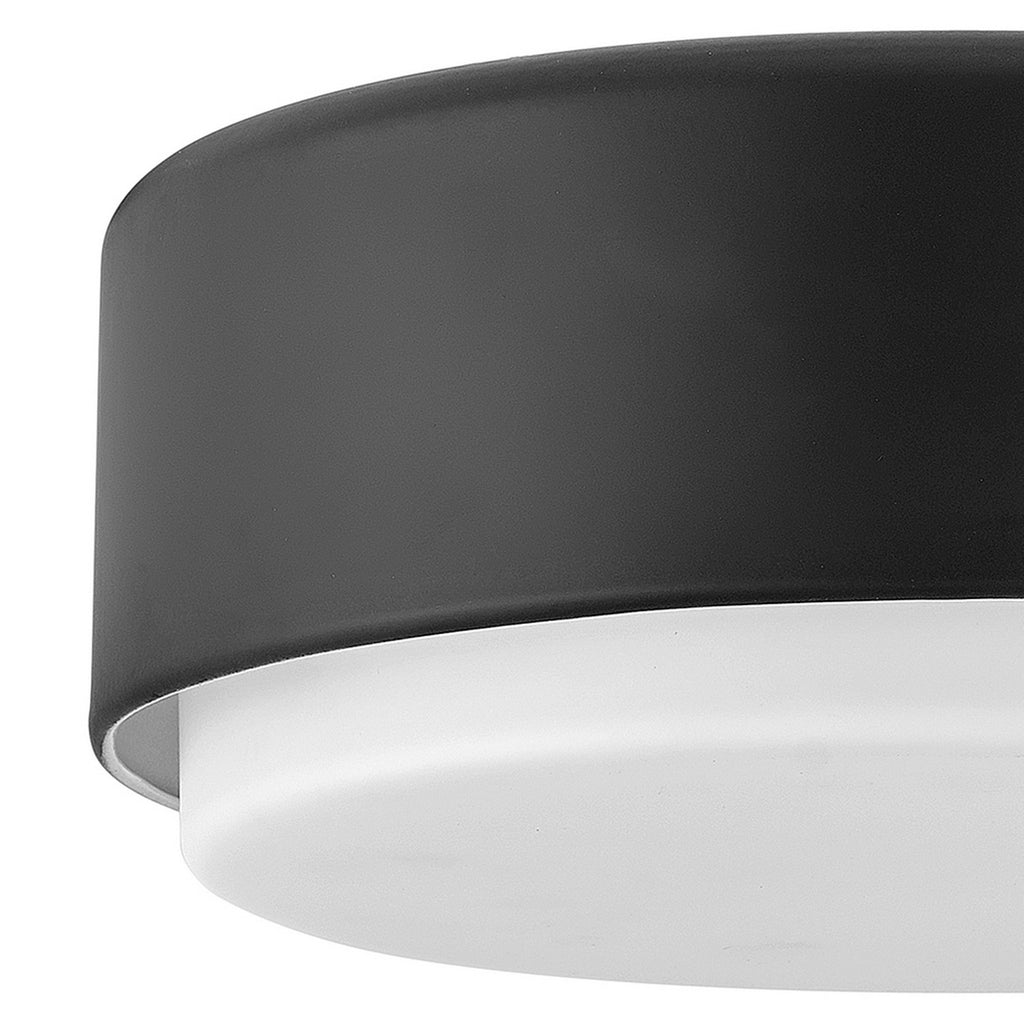 30073BK Cedric 2 Light Industrial Flush Mount | Alternate Image