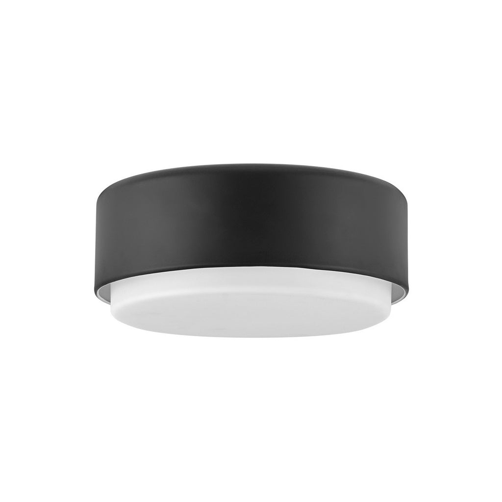 30073BK Cedric 2 Light Industrial Flush Mount Main Image