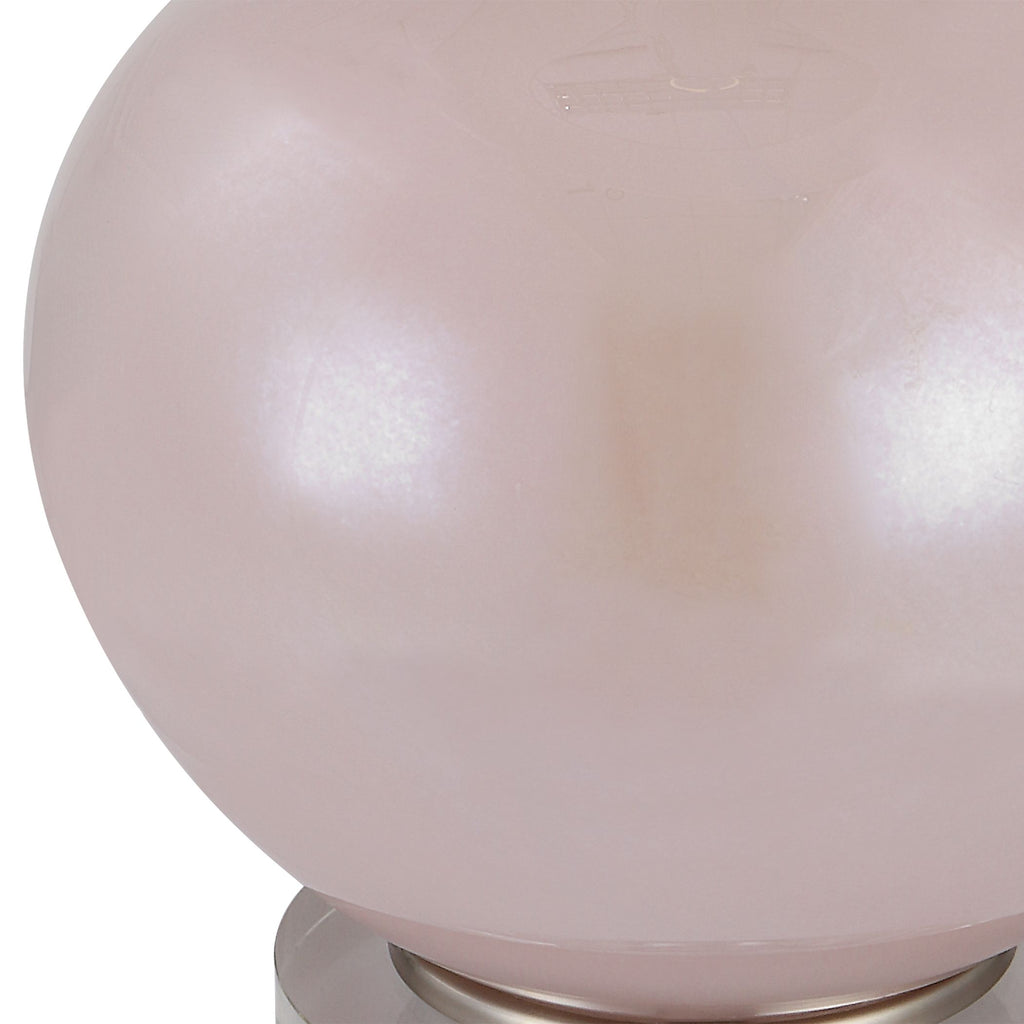 West Hollywood Pink Glass Table Lamp- Alternate Image