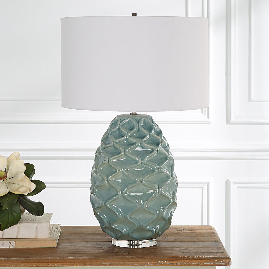 West Hollywood Table Lamp Sea Foam- Alternate Image