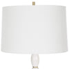 White Table Lamp Modern Design Home Decor- Alternate Image