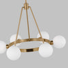 3161606-848 Clybourn 6 Light Chandelier | Alternate Image