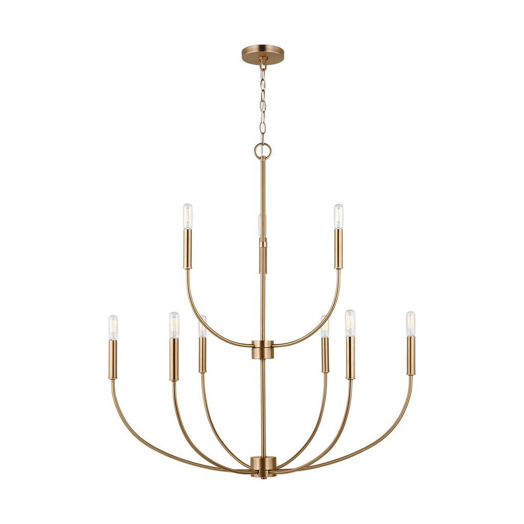 3167109-848 Greenwich 9 Light Chandelier | Alternate Image
