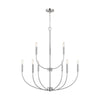 3167109EN-962 Greenwich LED 9 Light Chandelier | Alternate Image