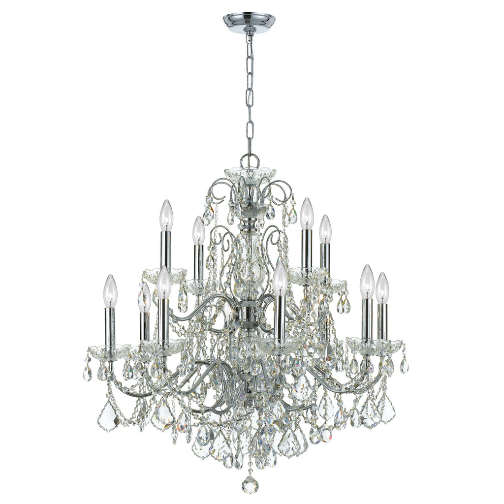 Crystorama Imperial 29.5'' Chandelier in Polished Chrome - Additional View