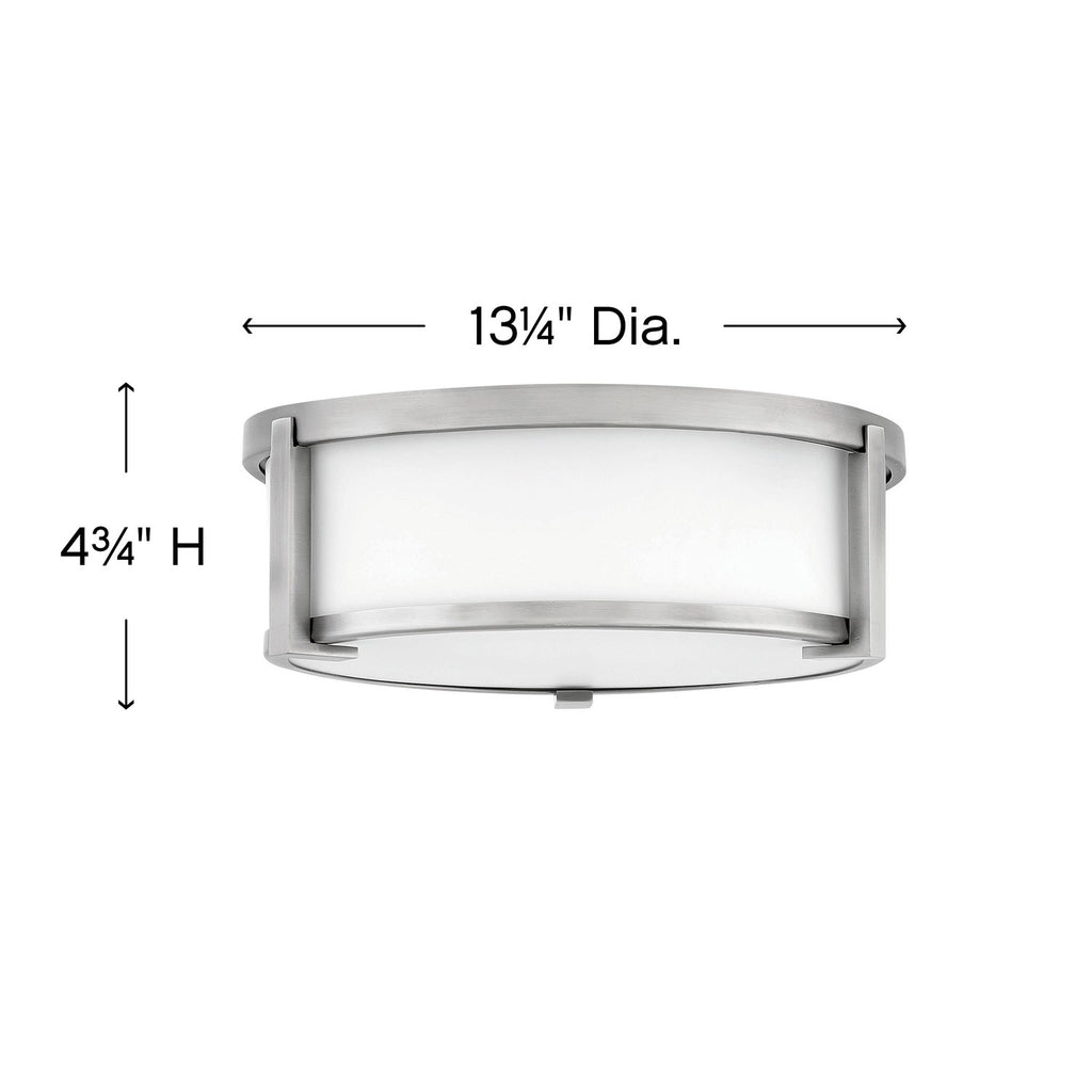 3241AN Lowell 2 Light Transitional Flush Mount | Alternate Image