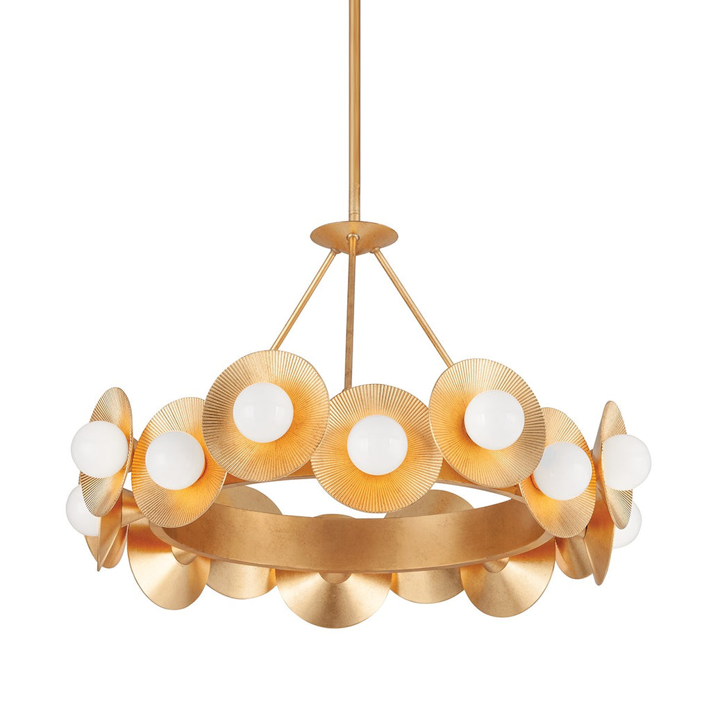 333-32-VGL Emerald 16 Light Chandelier | Main Image