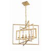 Crystorama Capri 24'' Chandelier in Antique Gold - Additional View