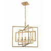 Crystorama Capri 24'' Chandelier in Antique Gold - Additional View