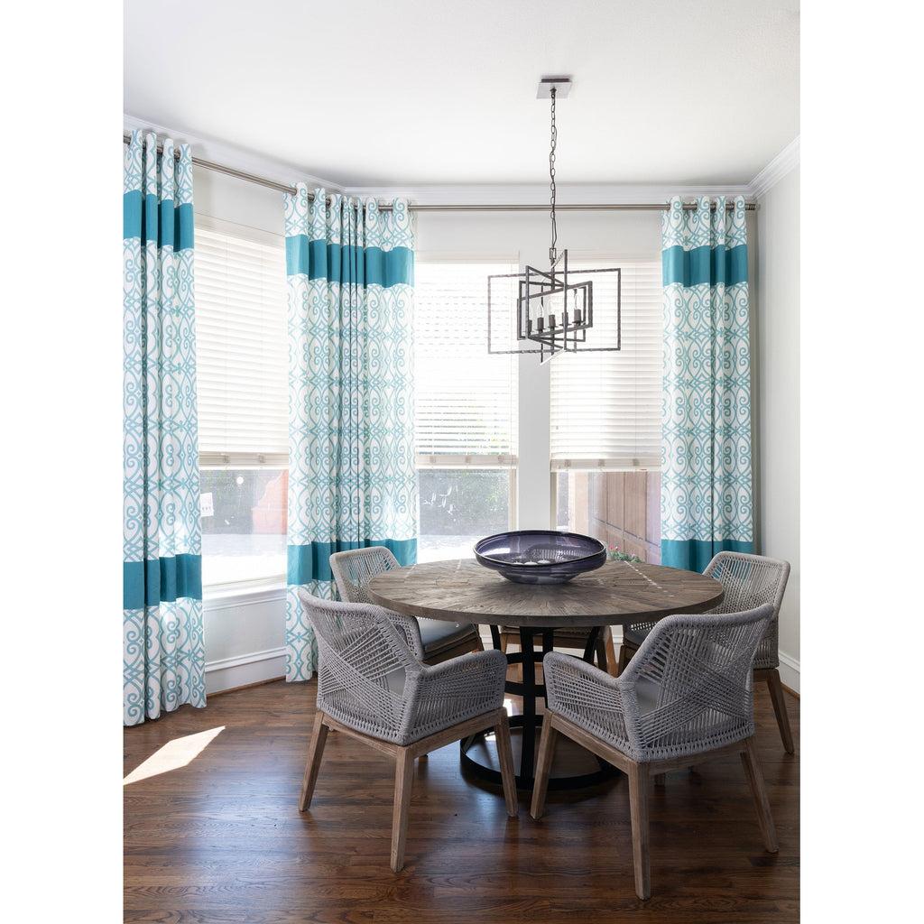 Crystorama Capri 24'' Chandelier in Raw Steel - Lifestyle View