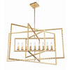 Crystorama Capri 39'' Chandelier in Antique Gold - Additional View