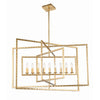Crystorama Capri 39'' Chandelier in Antique Gold - Additional View