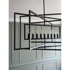 Crystorama Capri 39'' Chandelier in Raw Steel - Lifestyle View