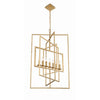 Crystorama Capri 24'' Chandelier in Antique Gold - Additional View