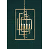 Crystorama Capri 24'' Chandelier in Antique Gold - Lifestyle View