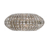 Crystorama Solstice 15" Sconce in Antique Silver - Front View