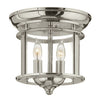 3472HR Gentry 2 Light Traditional Flush Mount Main Image